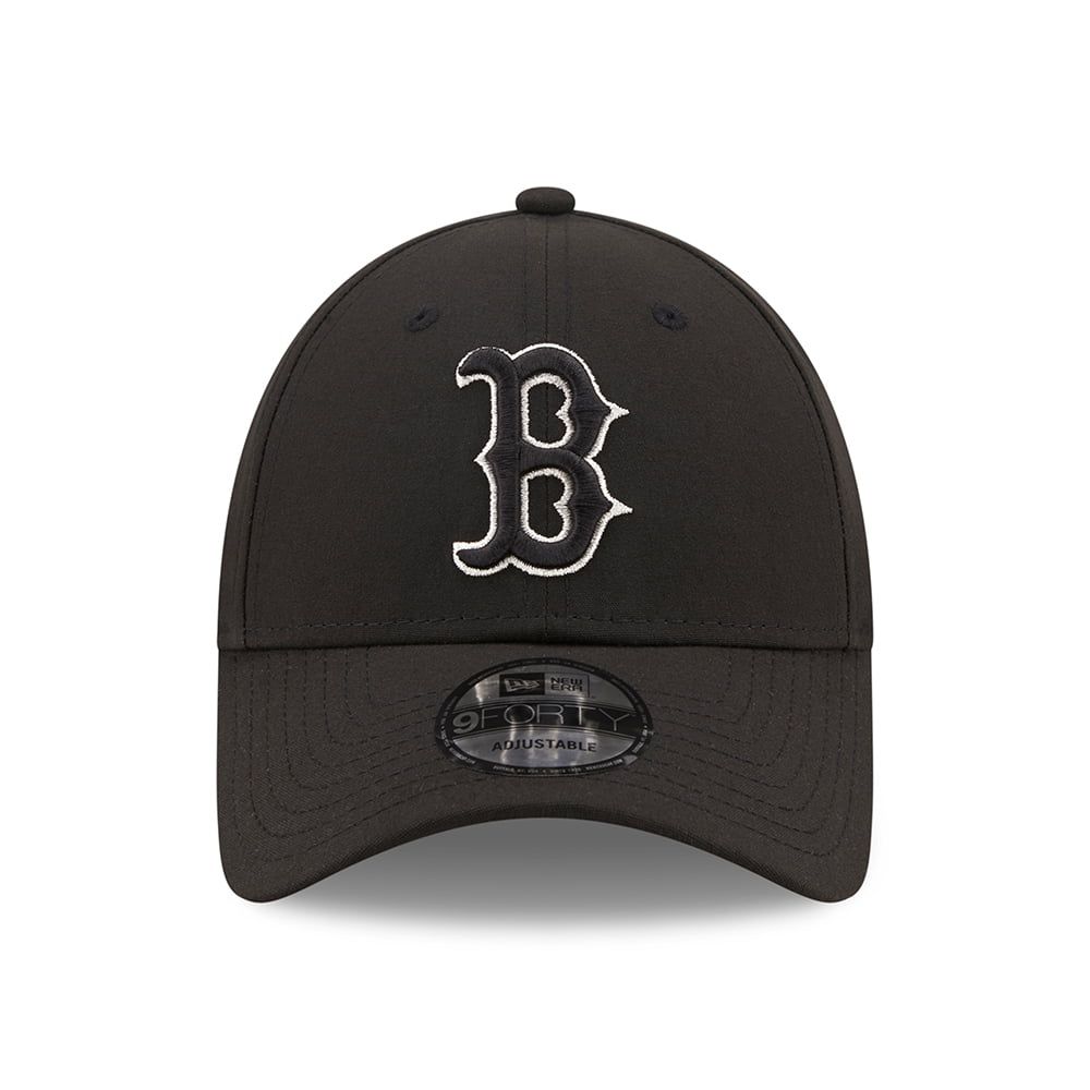 Casquette 9FORTY MLB Metallic Outline Boston Red Sox noir-argenté NEW ERA