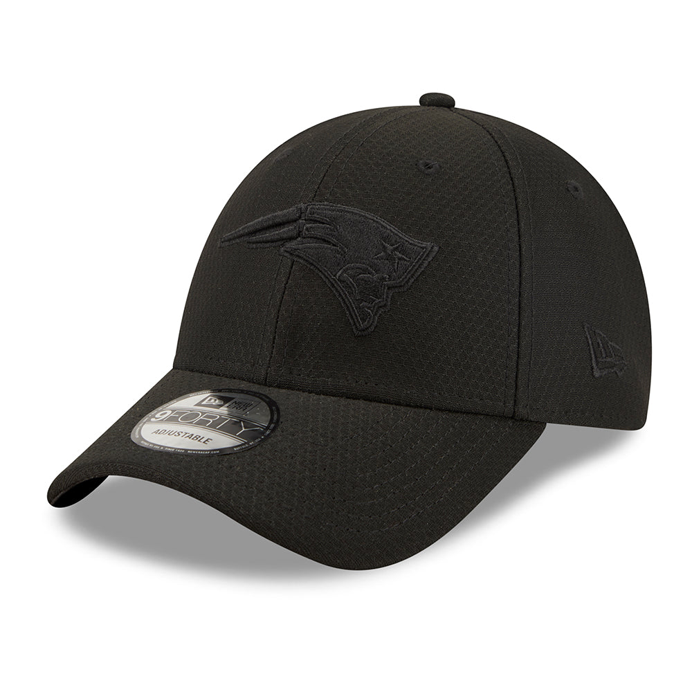 Casquette 9FORTY NFL Mono Team Colour New England Patriots noir NEW ERA