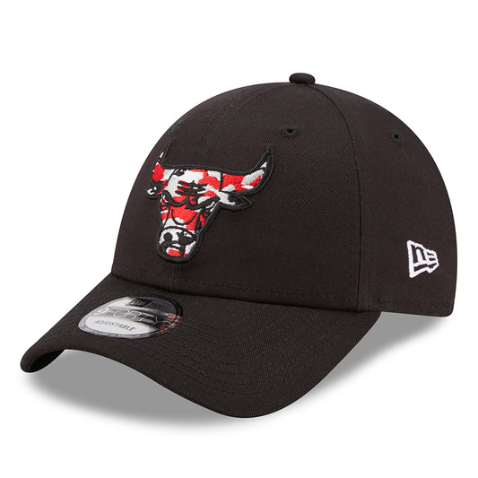 Casquette 9FORTY NBA Wild Camo Chicago Bulls noir NEW ERA