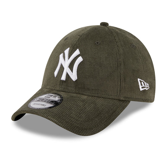 Casquette 9FORTY MLB Cord Fabric New York Yankees olive NEW ERA