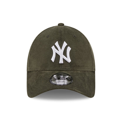 Casquette 9FORTY MLB Cord Fabric New York Yankees olive NEW ERA