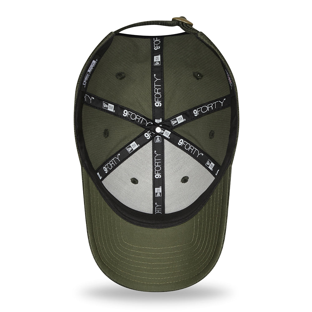 Casquette 9FORTY MLB Cord Fabric New York Yankees olive NEW ERA