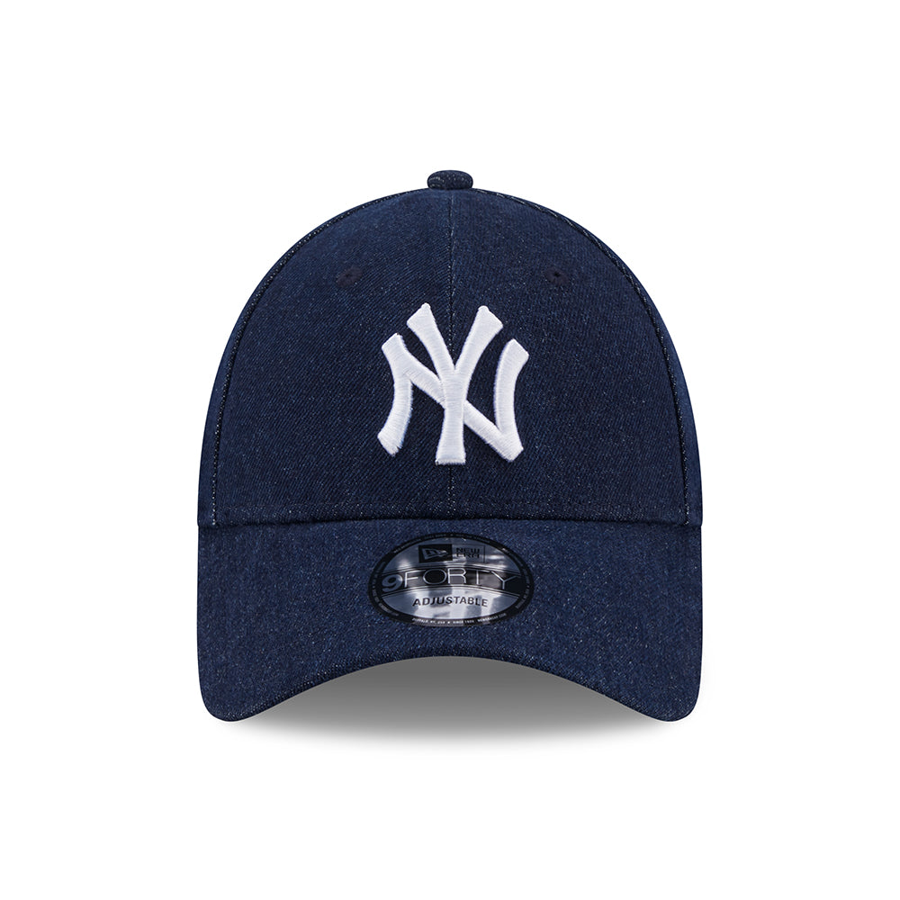 Casquette 9FORTY MLB Denim New York Yankees bleu marine NEW ERA