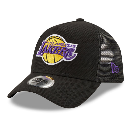 Casquette Trucker A-Frame 9FORTY NBA Black Base L.A. Lakers noir NEW ERA