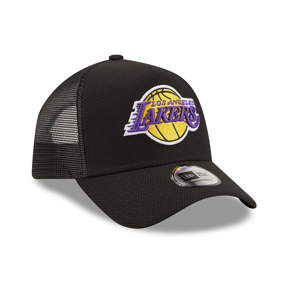 Casquette Trucker A-Frame 9FORTY NBA Black Base L.A. Lakers noir NEW ERA
