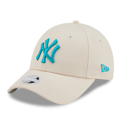 Casquette Femme 9FORTY MLB League Essential New York Yankees pierre-turquoise NEW ERA