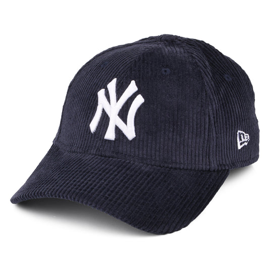 Casquette Femme 9FORTY MLB Fashion Cord New York Yankees bleu marine NEW ERA