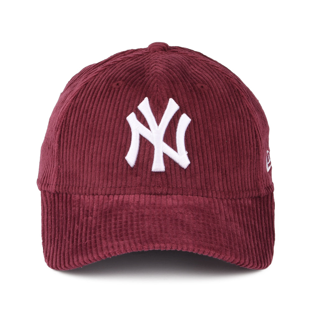 Casquette Femme 9FORTY MLB Fashion Cord New York Yankees framboise NEW ERA