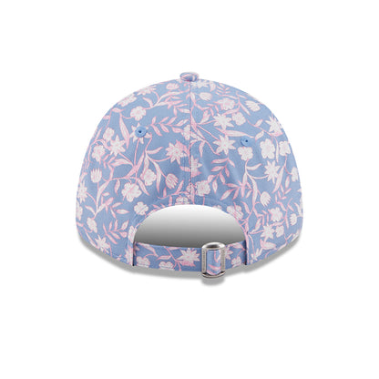 Casquette Femme 9FORTY MLB Floral New York Yankees bleu clair NEW ERA