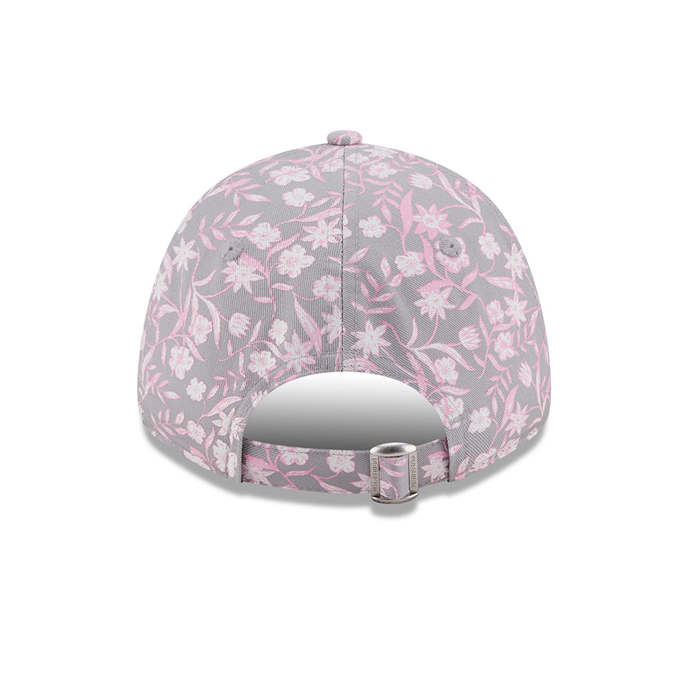 Casquette Femme 9FORTY MLB Floral New York Yankees gris clair NEW ERA