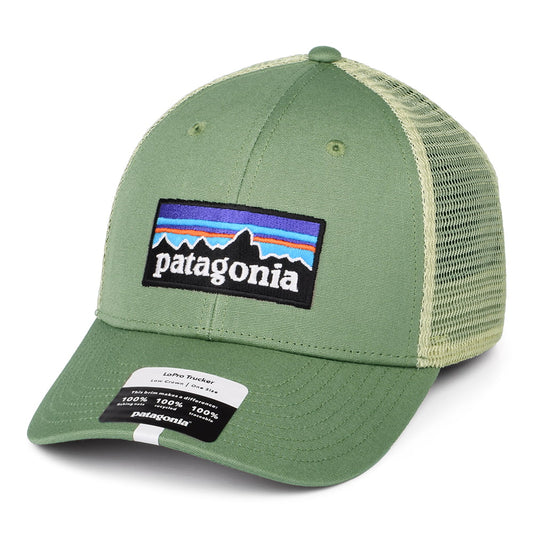 Casquette Trucker en Coton Bio LoPro P-6 Logo vert PATAGONIA