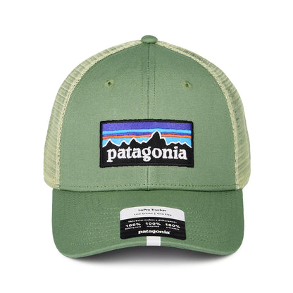 Casquette Trucker en Coton Bio LoPro P-6 Logo vert PATAGONIA