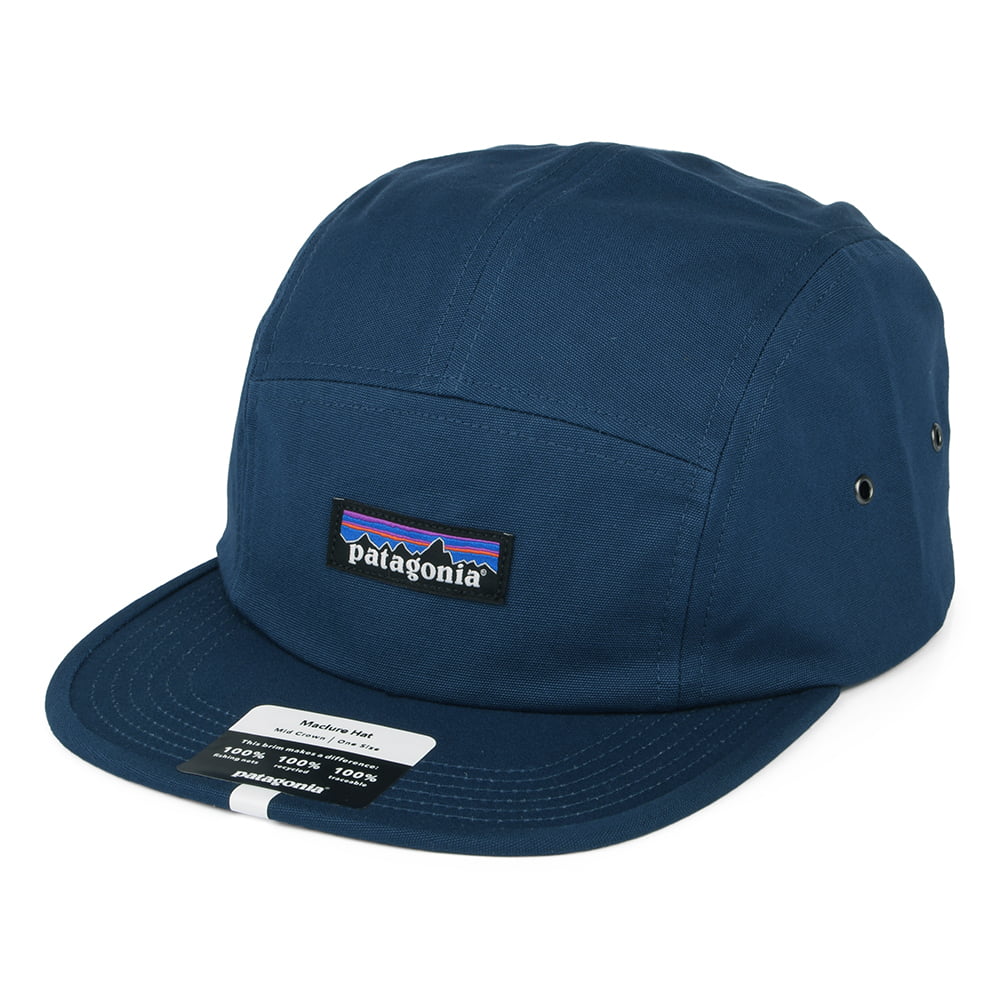 Casquette 5 Panel en Coton Bio Maclure bleu marine PATAGONIA