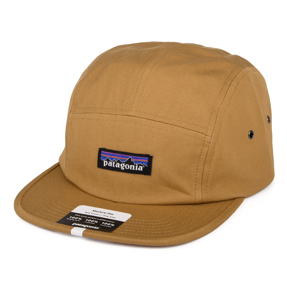 Casquette 5 Panel en Coton Bio Maclure ocre PATAGONIA