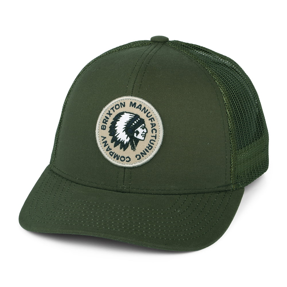Casquette Trucker Rival Stamp NetPlus MP olive BRIXTON