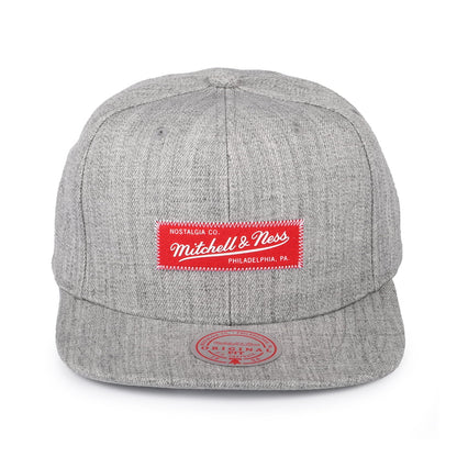 Casquette Snapback Hi Density gris chiné MITCHELL & NESS