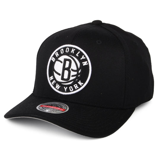 Casquette Snapback NBA Team Ground Stretch Brooklyn Nets noir MITCHELL & NESS