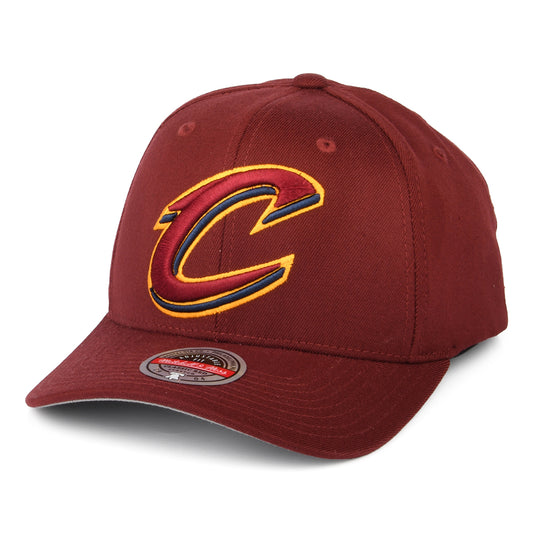 Casquette NBA Team Ground Stretch Cleveland Cavaliers bordeaux MITCHELL & NESS