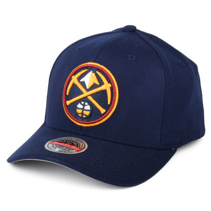 Casquette NBA Team Ground Stretch Denver Nuggets bleu marine MITCHELL & NESS