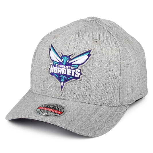 Casquette Snapback NBA Team Heather Charlotte Hornets gris chiné MITCHELL & NESS
