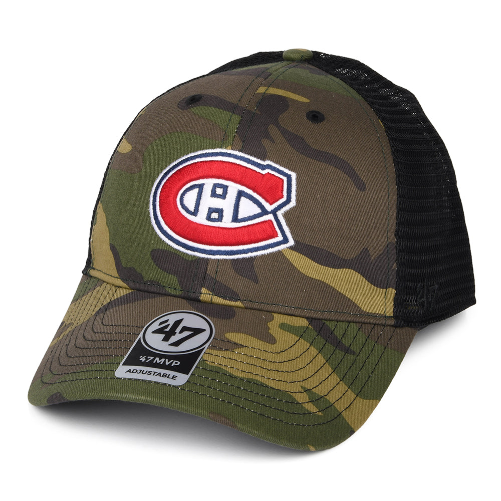 Casquette Trucker MLB Camo MVP Montreal Canadiens camouflage 47 BRAND