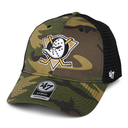 Casquette Trucker NHL Camo Branson MVP Anaheim Ducks camouflage 47 BRAND
