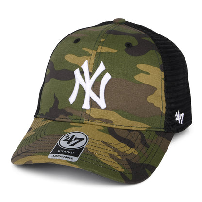 Casquette Trucker MLB Camo Branson MVP New York Yankees camouflage 47 BRAND