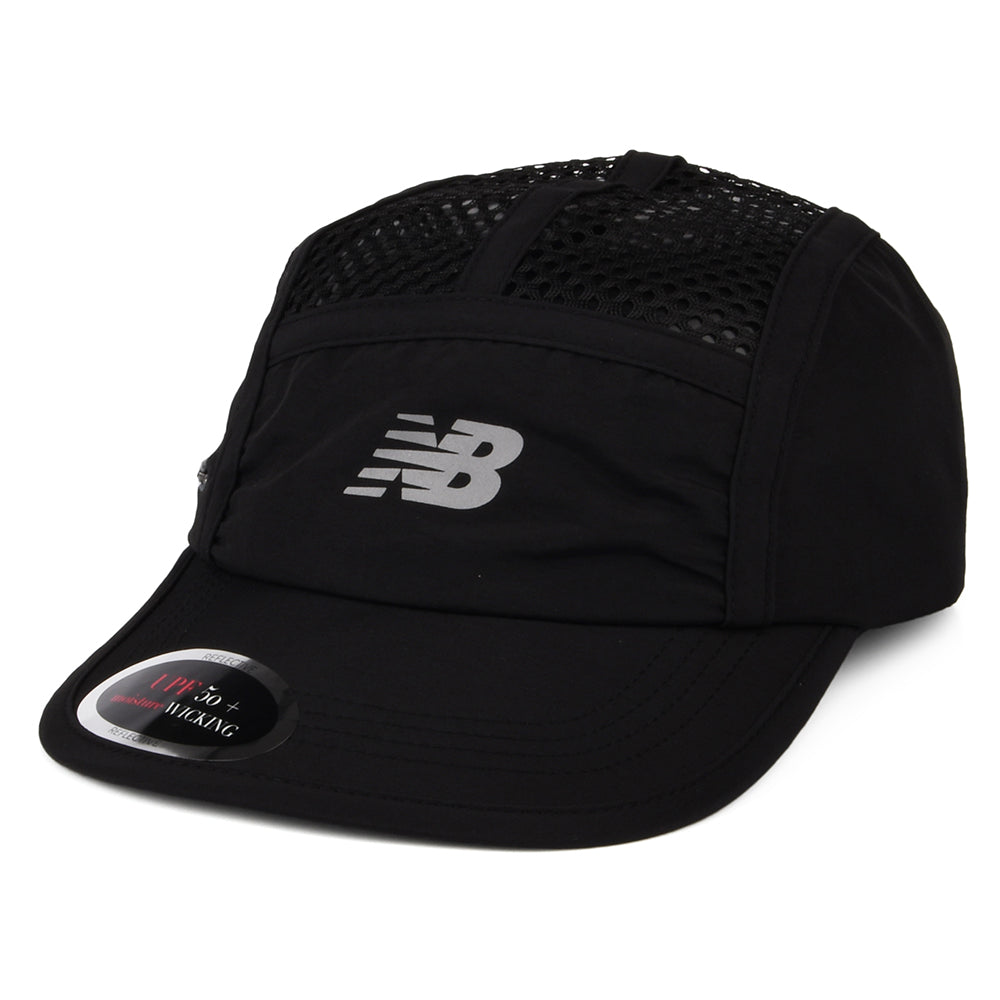 Casquette 5 Panel Pliable Running Stash noir NEW BALANCE