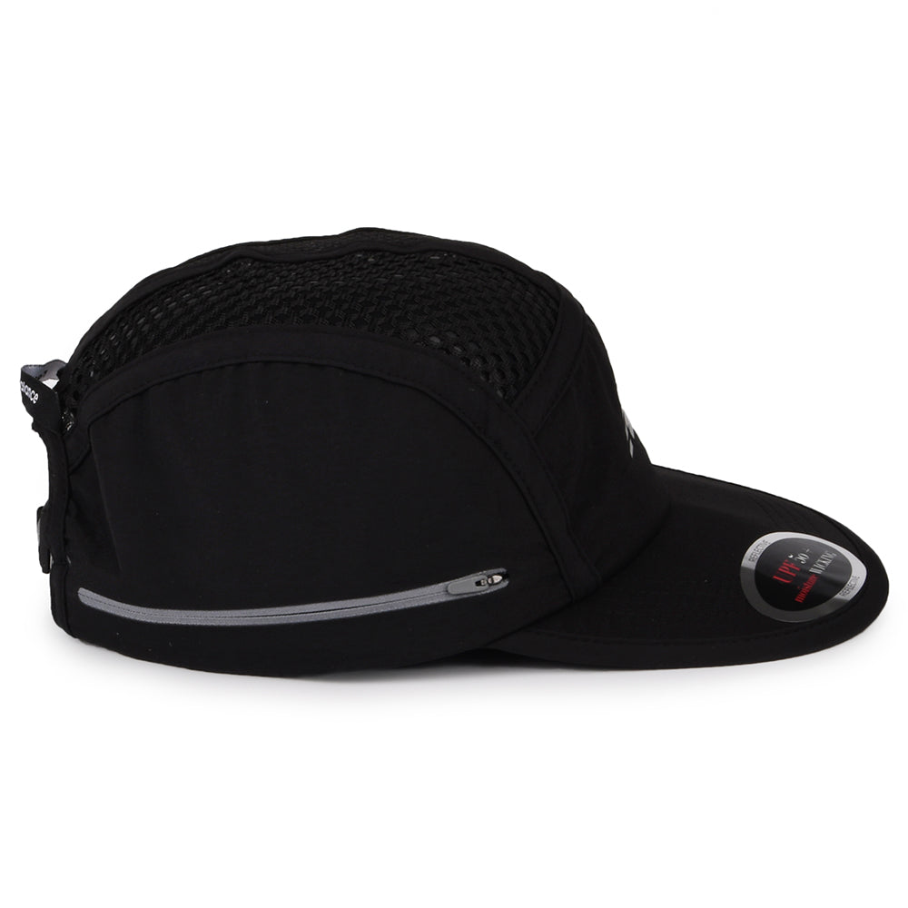 Casquette 5 Panel Pliable Running Stash noir NEW BALANCE