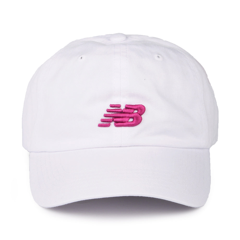 Casquette à Visière Incurvée Classic NB blanc-rose NEW BALANCE