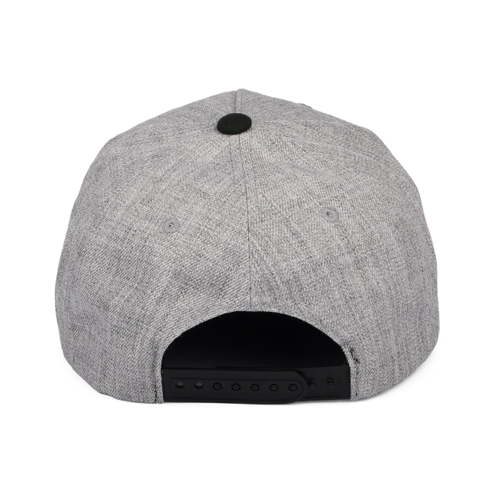 Casquette Snapback Crest C NetPlus MP gris chiné-noir BRIXTON