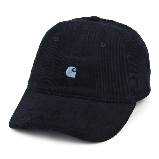Casquette en Velours Côtelé Harlem bleu marine foncé-bleu CARHARTT WIP