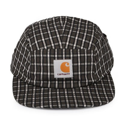 Casquette 5 Panel en Coton Seersucker à Carreaux Dryden cyprès CARHARTT WIP