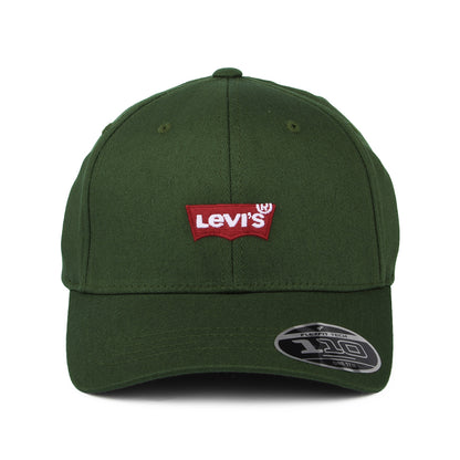 Casquette Flexfit Mid Batwing vert militaire LEVI'S
