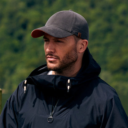 Casquette en Toile de Coton gris anthracite-argile FAILSWORTH