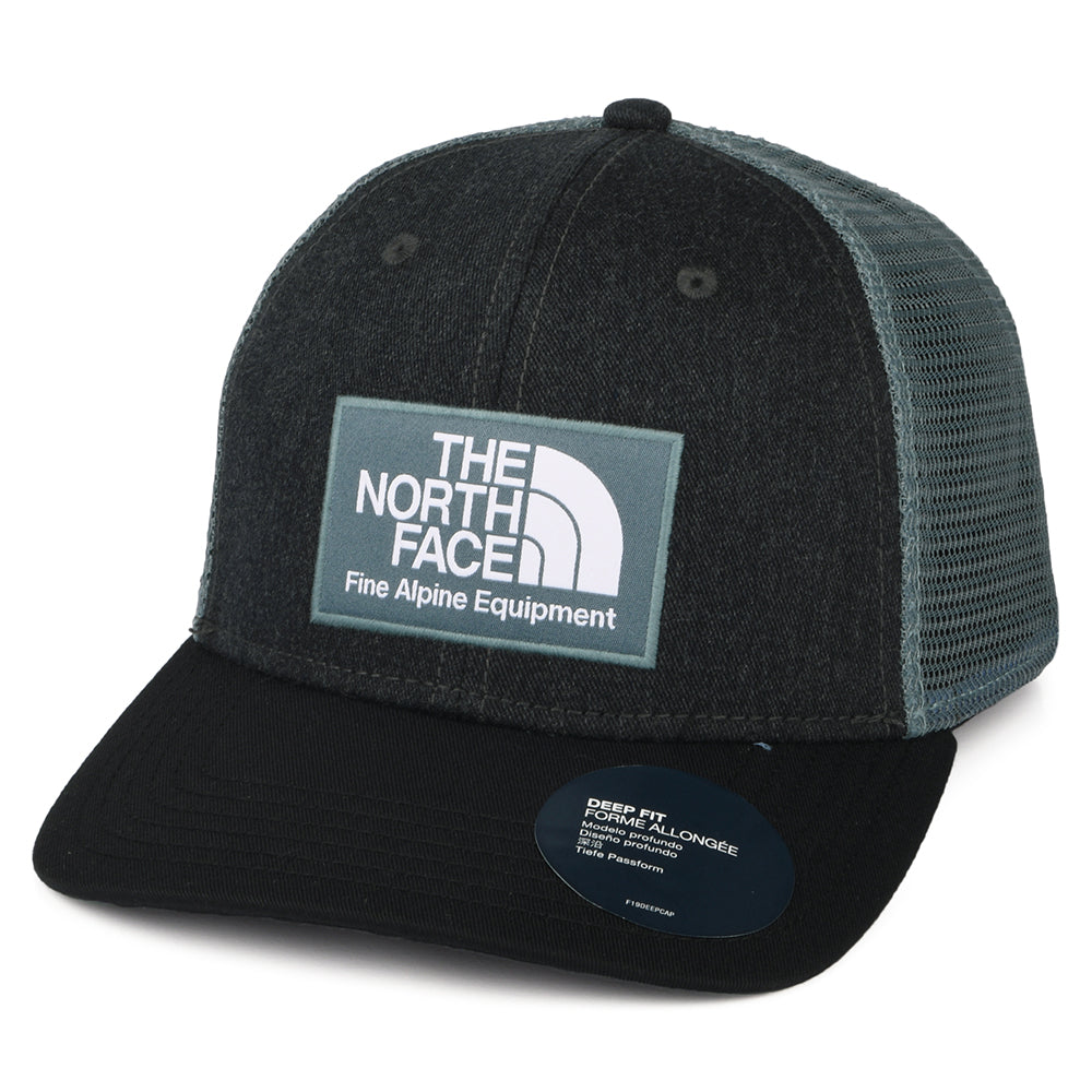 Casquette Trucker Calotte Profonde Mudder gris foncé-bleu THE NORTH FACE