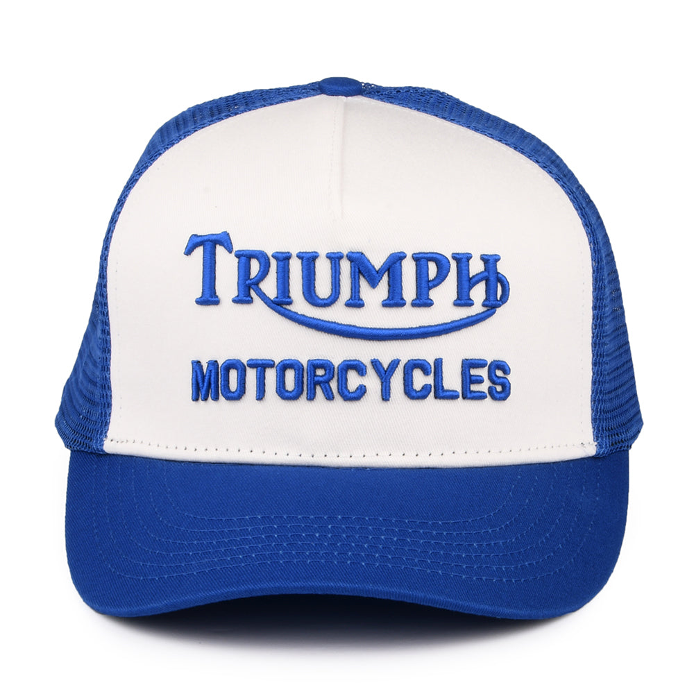 Casquette Trucker Oil bleu-blanc TRIUMPH MOTORCYCLES