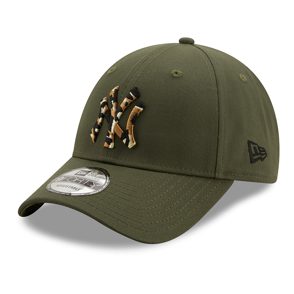 Casquette 9FORTY MLB Camo Infill New York Yankees olive-camouflage NEW ERA