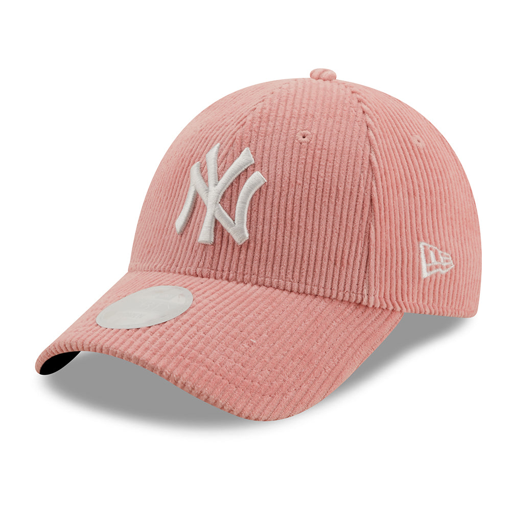 Casquette Femme 9FORTY MLB Fashion Cord New York Yankees rose NEW ERA