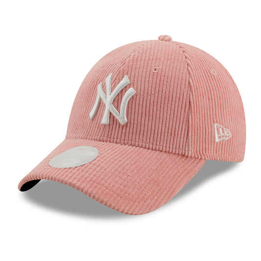 Casquette Femme 9FORTY MLB Fashion Cord New York Yankees rose NEW ERA