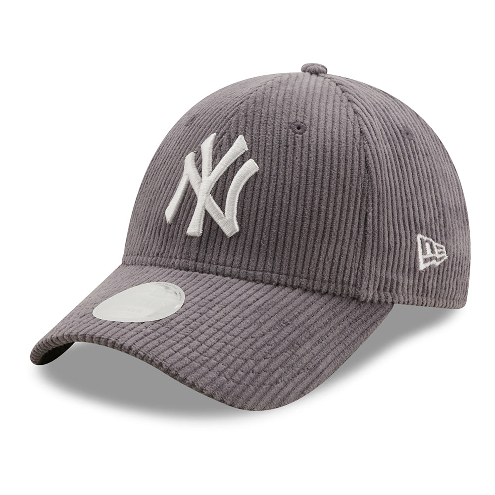 Casquette Femme 9FORTY MLB Fashion Cord New York Yankees gris NEW ERA
