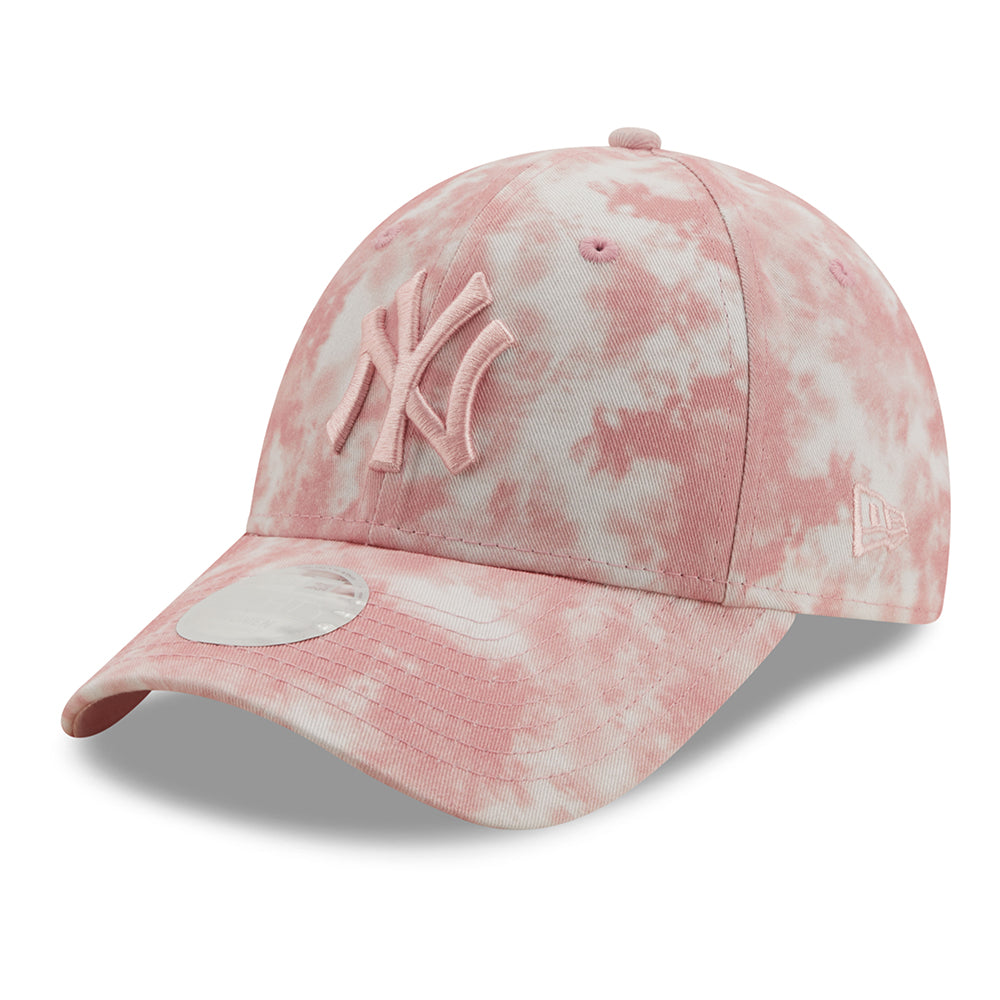 Casquette Femme 9FORTY MLB Tie Dye New York Yankees rose clair NEW ERA