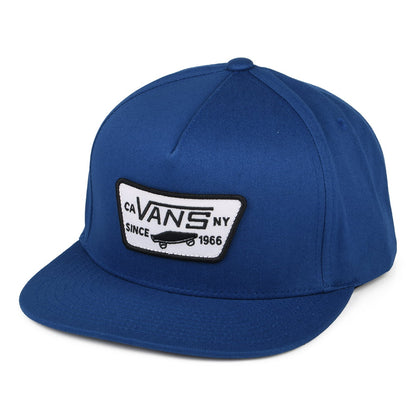 Casquette Snapback Full Patch bleu moyen VANS