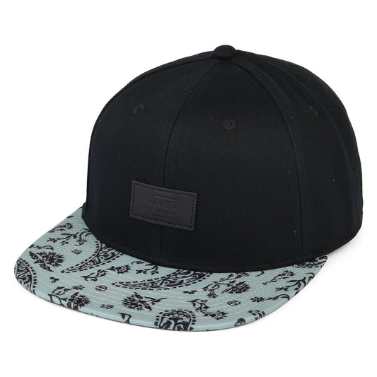 Casquette Snapback Paisley Allover It noir-vert VANS