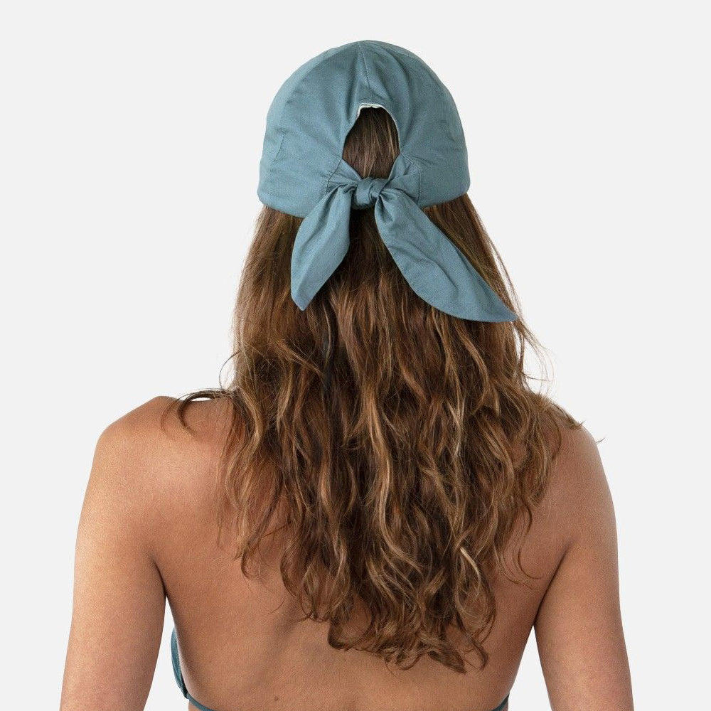 Casquette de Soleil en Coton Wupper vert aqua BARTS