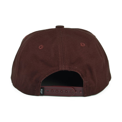Casquette Snapback Non Structurée Triple Triangle marron HUF