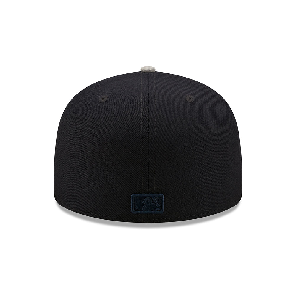 Casquette 59FIFTY MLB Side Patch New York Yankees bleu marine-gris NEW ERA