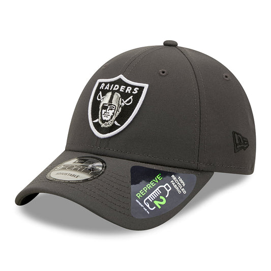 Casquette 9FORTY NFL Monochrome Las Vegas Raiders graphite NEW ERA