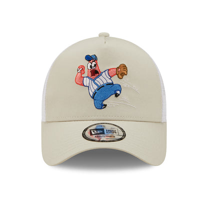 Casquette Trucker Sporty Sponge A-Frame Patrick Étoile pierre NEW ERA