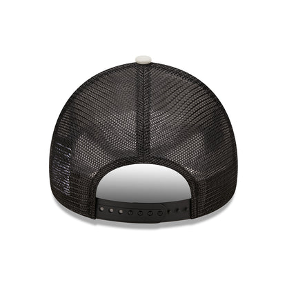 Casquette Trucker 9FORTY License Plate A-Frame Brooklyn beige-noir NEW ERA
